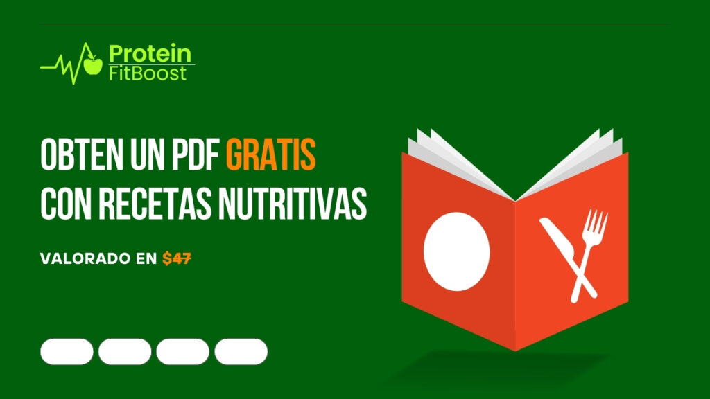 Obtendrás un pdf con recetas nutritivas